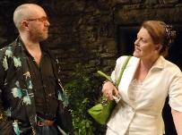 Paul Morrow and Gerda Stevenson in Nova Scotia by John Byrne, Traverse Theatre Pic: Richard Campbell PaulMorrowPhilMcCannGerdaStevensonLucilleBentleyNovaScotiabyJohnByrnephotobyRichardCampbell