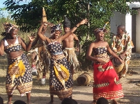 First performance of Mercy Madonna of Malawi in a remote village near Mulanje mountain Malawi1